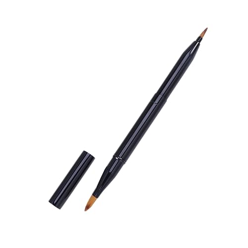 Gogogmee Double-ended Lip Brush Alicator Wands for Apply Lipstick Makeup Retractable Lip Sc Brush Disposable Tips Essential Makeup Tool Kit for Women