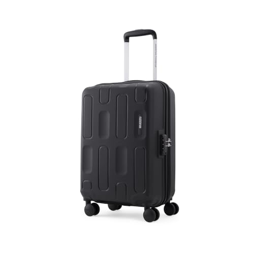 Ivy 2.0|Small Size Cabin Trolley Bag (55 cm)|360° 8 Wheel Spinner Travel Luggage|Hard Case Polypropylene (PP) Suitcase|Combination Lock|Black