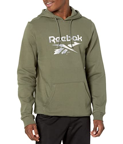 Reebok Maillot de survêtement Homme en tissu respirant doté du logo empilé
