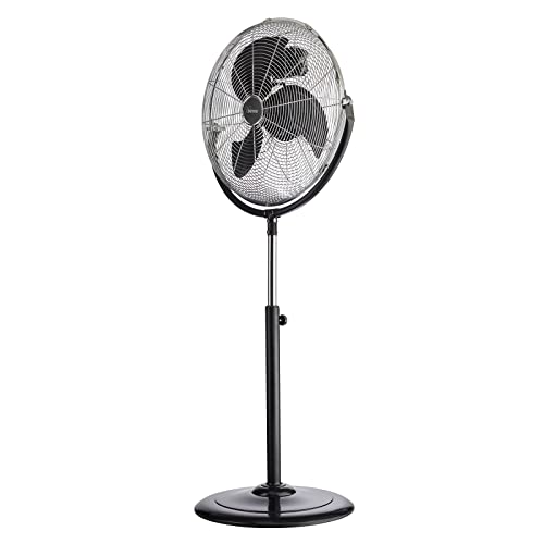 bimar VPS58 Ventilatore a Piantana ad Alta Velocità con Altezza Regolabile (max 138cm), Ventilatore Piantana con Selettori Velocità, Elica Ø45 cm con 3 Pale, Motore da 100W.