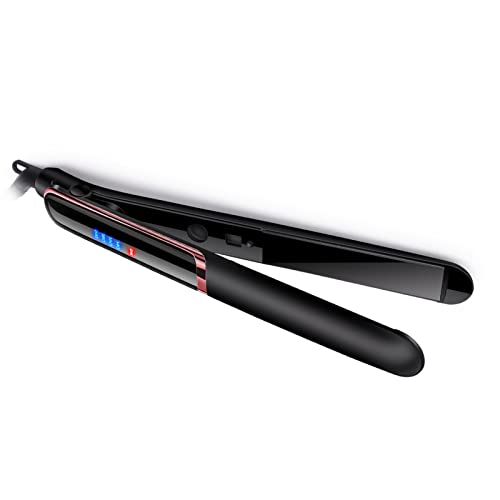 Plancha para el cabello y rizador 2 en 1 Semme, con placas de cerámica y tecnología PTC, calentamiento rápido en 10 segundos, herramienta de peinado profesional para mujeres, uso en casa o dormitorio, fabricada en aleación y plástico miniatura 4