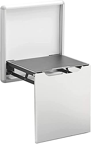 Tabouret pliant mural, Change pliable Banquette de chaussures à chaussures invisibles Tabouret de chaise suspendue pour porte d'entrée entrée domestique sauve l'espace invisible tabouret de pied invis