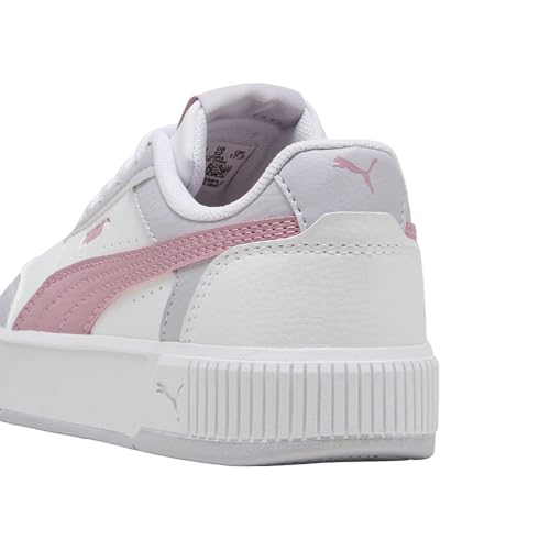 Image of PUMA Kids Girls Carina Mia Lace Up Sneakers Shoes Casual - White