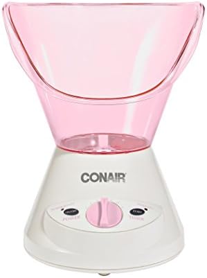 True Glow by Conair Moisturizing Mist Facial Sauna System; Pink / Cream