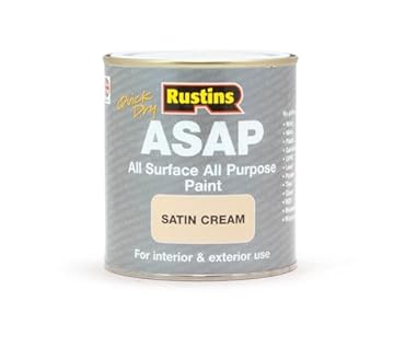 RUSTINS ASAP Paint, Cream, 500 ml (Pack of 1)