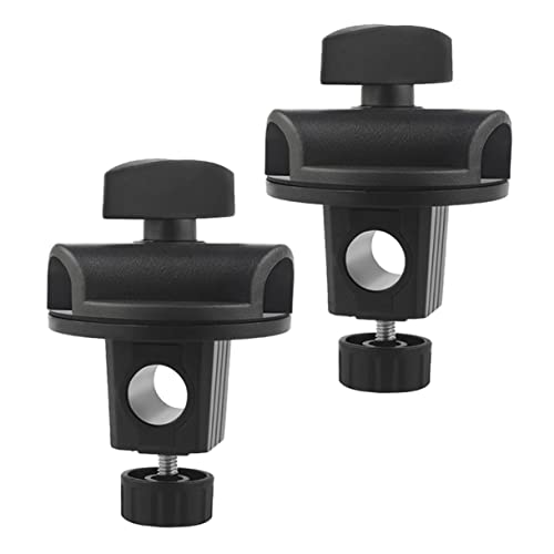 TOYANDONA 2 Clips Soporte Micrófono Ajustable Abrazaderas Para Barra Transversal Diseño Compacto Duradero Ligero Para Podcast y Transmisión