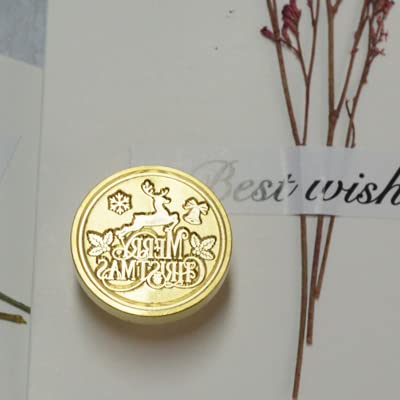 Miniatura 7 de Juego de sellos de cera de cobre, 6 sellos de cera, 1 mango de madera, kit de sellos de cera de sellado clásico Enerty Hope (árbol de la vida)