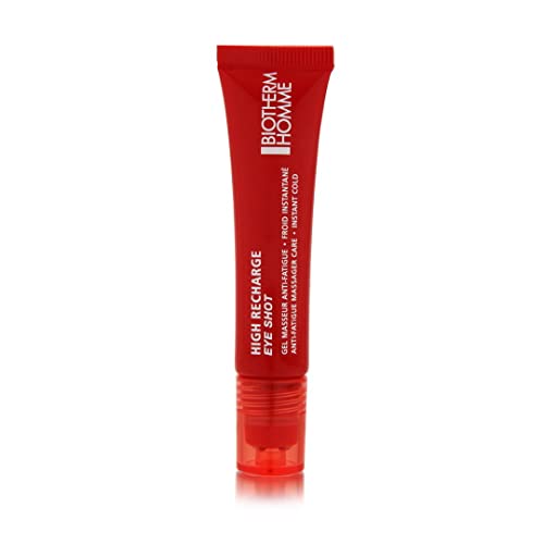 Biotherm Homme High Recharge Eye Shot Anti-Fatigue Massager Care Instant Cold, 0.5 Ounce