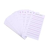 Operitacx 60pcs Portable Budget Recording Cards Daily Budget Planner Sheets for Household Financial Tracking Easy to Use Material Convenient for Wallets and Bags