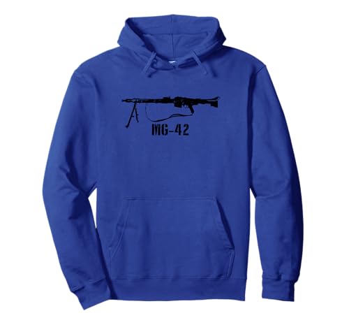 MG-42 German Machine Gun Buzzsaw 8mm Mauser WWII WW2 Vet Pullover Hoodie