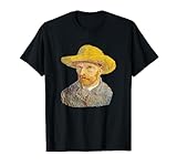 Vincent Van Gogh Shirt Famous Self Portrait In A Straw Hat