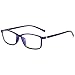 Produktbild Anti blaulicht Lesebrille, Blaulichtfilter Brille für Herren Damen Modern Rechteckig Computerbrille Vollrandbrille Lesehilfe Brille mit sehstärke (Lila, 2.5)