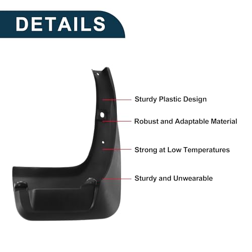 Image of Mud Flaps Splash Guards for Toyota Highlander 2015-2020 Front & Rear Mud Guards W /Mount Accessories