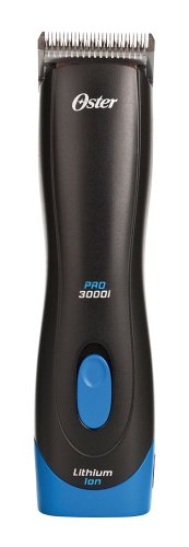 Oster Akkuschermaschine Pro 3000i, Tierschermaschine, inkl. 1 Akku ohne Scherkopf, schwarz, 27x15,5x10,5cm, 3000 Hübe/min, Akkulaufzeit 120min