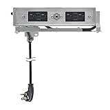 Docking Drawer Blade Duo in-Drawer Outlet, Safety Shutoff, (2) 30W USB-C, (2) USB-A & (4) 15 amp AC, Stainless Steel