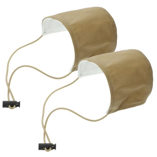 Didiseaon 2 Piezas Cubierta De Zapatos Anti-Ropa Zapatos De Rellenos Conductor Protector De Talon para Conducir Cubiertas De Zapatos Reutilizables Hombres Impermeable Cubrir Apretones Caqui