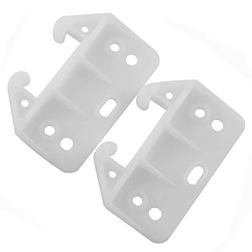 Axlizer 6Pcs Plastic Drawer Guides, Drawer Rail, Center Mount Dresser Drawer Guide Brackets #TOP5