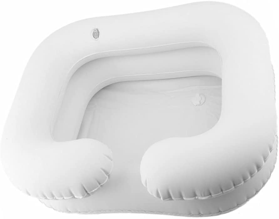 Bassin de lavage cheveux gonflable portable évier lit handicap