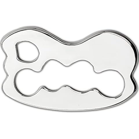 FeelFree Sport Stainless Steel Gua Sha Scraping Massage Tool-Muscle Scraper Physical Therapy Tools-Soft Tissue Massage Tools, Scar Tissue for Back, Legs, Arms Cover