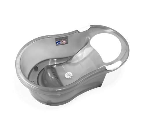 dBb Remond - Baignoire Bébé 0 à 6 Mois - Bouchon Vidange - Têtière & Poignées Caoutchouc - Transat Intégré - Contenance 10 Litres - Dimensions L64 x...