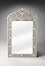Heritage Victoria Black Bone Inlaywall Mirror By Butler Specialty