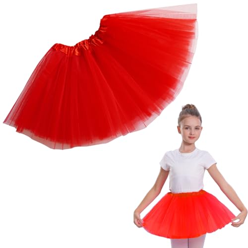 Girls Tutu Skirt 3 Layered Tulle Tutu Skirts for 0-8 Year Birthday Dance Kids Halloween Costume Cosplay Party Supplies