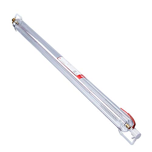 OMTech CO2 Glas Laserröhre 80W Laser Tube 1250mm Länge Dm. 80mm Professionelle Laserröhre für Laser Graviermaschine (80W) Cover
