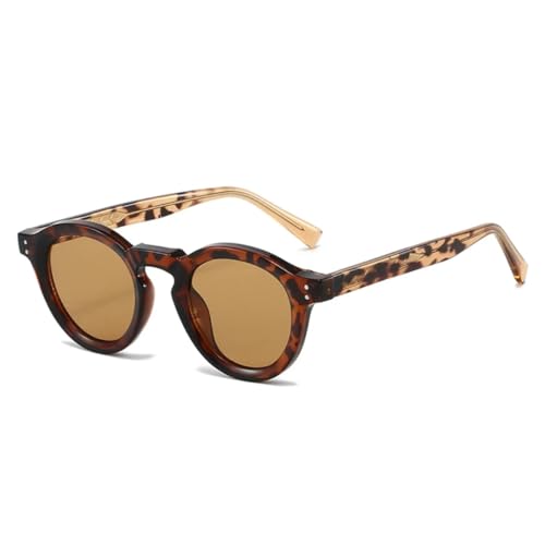 Lunettes de soleil rondes vintage UV400 pour femmes et hommes style punk