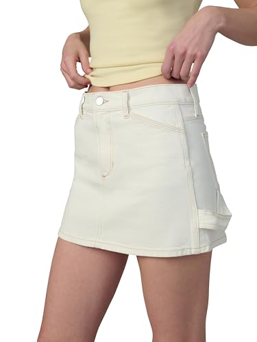 Joe's Women's The Carpenter Mid Rise Mini Denim Skirt4