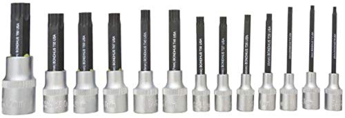 Bondhus PHTX13/S-2 T8 to T60, 2 Long, Star ProHold Socket Bits & Sockets