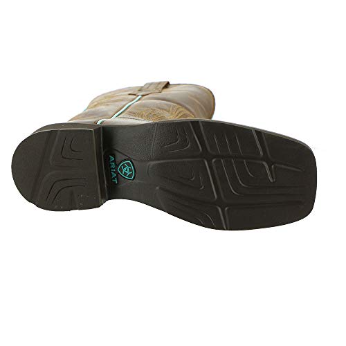 Ariat (DISC Womens Bright Eyes II Weathered Brown Square Toe Boot3