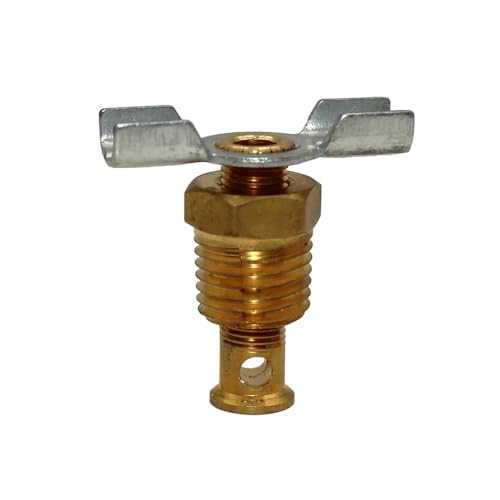 One New Radiator Drain Tap Fits Massey Ferguson F40, FE35, TE20, TEA20, TEF20, TO20, TO30, TO35 Models Interchangeable with 1851095M2, 1851095M2-A, 2461104, 31419, 365333X1, C9NN8115A, C9NN8115