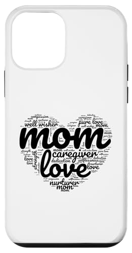 Mom Definition Heart Caregiver Love Funny ��̓� �}�} �X�}�z�P�[�X iPhone 12 mini �p