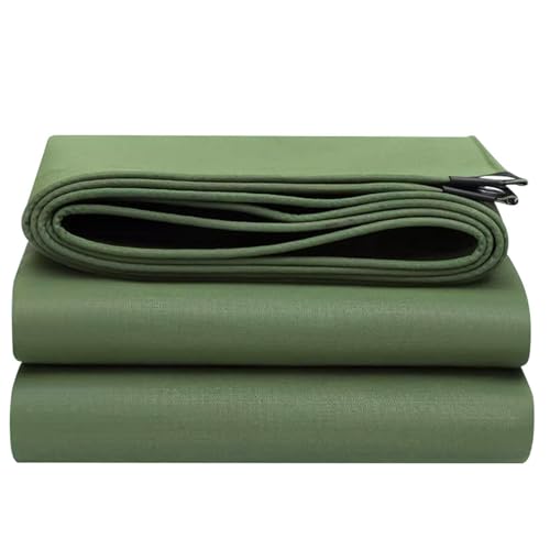 Heavy Duty Waterproof Green Tarpaulin 600g/m² - Durable Outdoor Tarp
