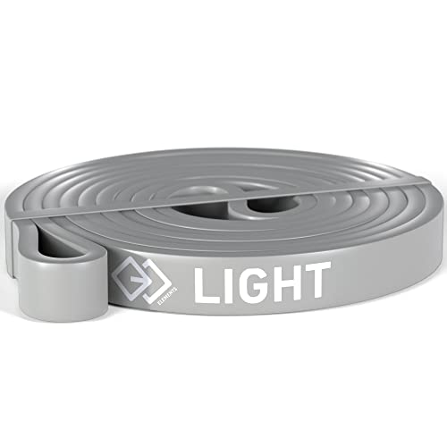 GJELEMENTS Bande Élastique de Musculation - Bande de Résistance Premium - Elastique pour Traction, Pull-up, Exercice, Entraînement, Sport, Fitness, Crossfit, Rééducation - Light - 15kg Cover