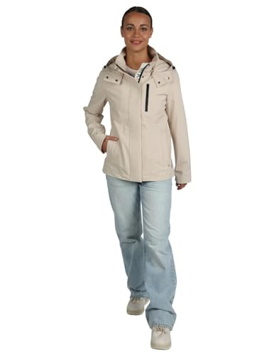 Fuchs Schmitt Damen Sommerjacke, abnehmbare Kapuze beige - 38