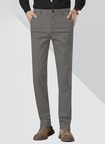 Image of TOPLOT Men's Premium Regular Fit Trousers | Lightweight Durable Fabric | Utility Pocket Design | Comfortable Waistband | Perfect for Office, Travel, Casual Outings (5279)