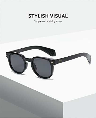 ZENYS Round Frame Retro Fashion Sunglasses for Men and Women Outdoor Vacation Decorative Sunglasses (Color : F, Size : 1)2