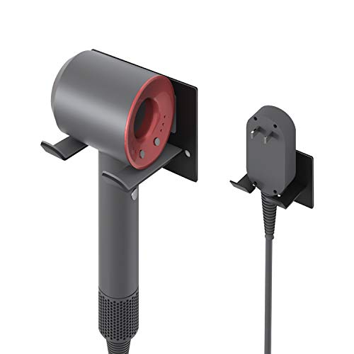 XIGOO Self Adhesive Hair Dryer Holder Wall Mounted