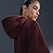 Nike Women's Sportswear Phoenix Fleece Over-Oversized Pullover Hoodie, Burgundy Crush/Sail