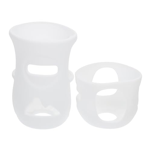 Abaodam Funda Protectora para Biberones 120ml y 240ml Funda Portátil de Silicona Suave de Botellas Reutilizable para Bebés para Alimentación Infantil