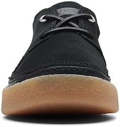 Clarks Men's Oakpark Lace Oxford, Black Suede, 10 | Image 2