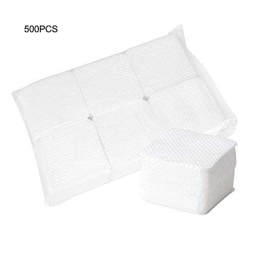 Absorbable Makeup Cleaner Wipes 500 Stück Wattepads Komfortabel zum Reinigen des Nagels zum Entfernen des Nagellacks – Bild 3