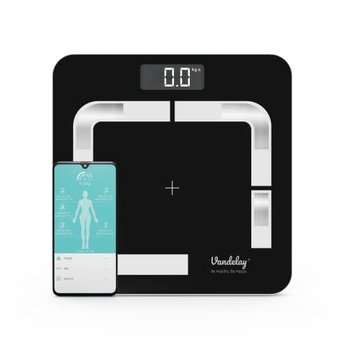 Vandelay(UK) Smart Digital Bluetooth BMI Electronic Weighing Scale with