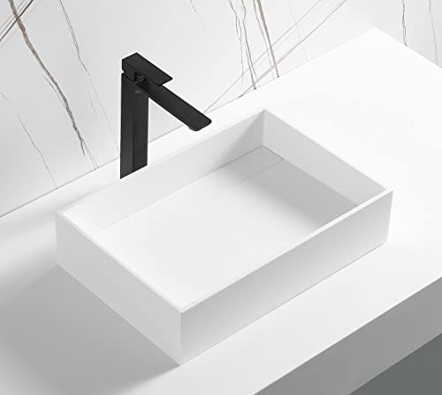 Alfi Brand Abrs2014 Bathroom Sink, White Matte #TOP3