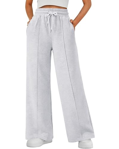 Pantalon d'entraînement femme avec poches et taille élastique anti serrage