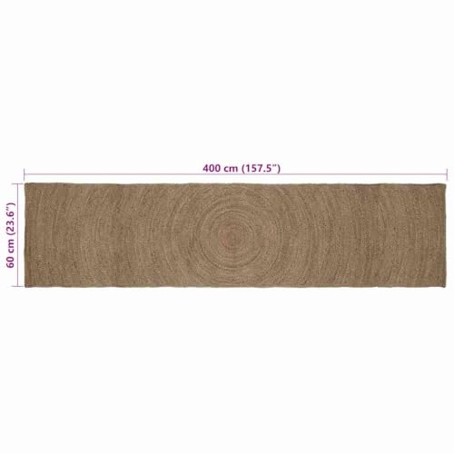 Tapis de couloir en jute gris pour une entrée bohème chaleureuse
