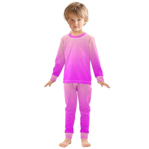 Rosy Brown Purple Long Sleeve Pajamas Set Sleepwear Jammies 2pcs Set Pjs Rosy Brown Purple 02