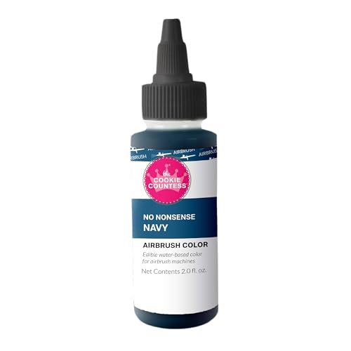 Cookie Countess - No Nonsense Navy edible airbrush color 2oz