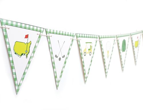 Golf Themed Birthday Banner - Golf First/1st Birthday Party Decorations,Hole